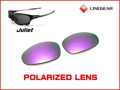 #ad LINEGEAR Violet Polarized Lens for Oakley Juliet JU VI POLA