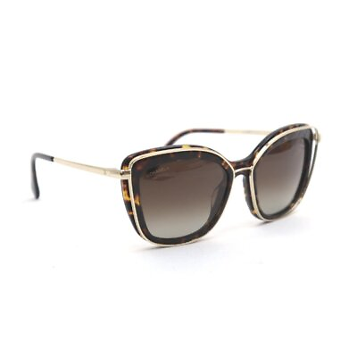 #ad Beauty Chanel Matlasse Cat Eye Glasses Women s Brown Gold 53 19 140 Tortoises