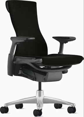 #ad Herman Miller Embody Office Chair Black Fabric Open Box