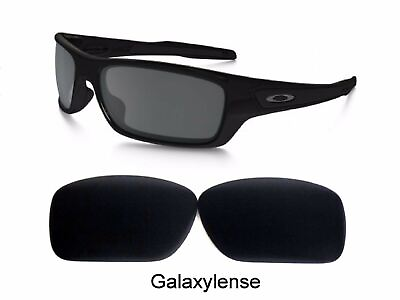 #ad Galaxy Replacement Lenses For Oakley Turbine Sunglasses Black Polarize 100%UVAB