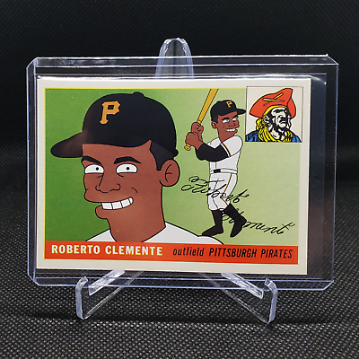 #ad Roberto Clemente Custom Art Card in the Simpsons Style