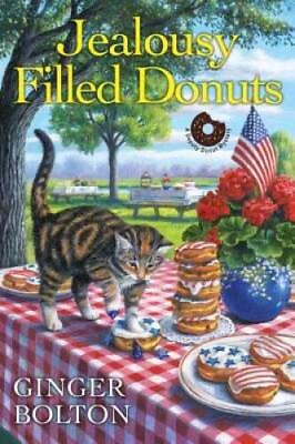 #ad Jealousy Filled Donuts A Deputy Donut Mystery Paperback GOOD