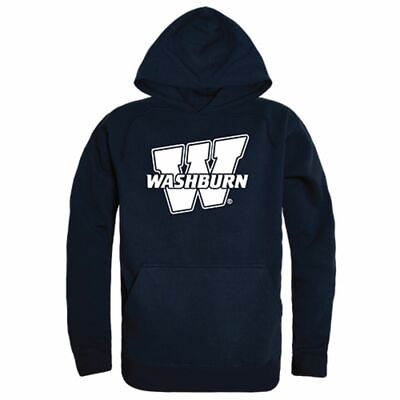 #ad Washburn University Freshman Pullover Sweatshirt Hoodie Navy