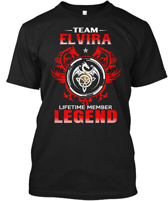 #ad Elvira Team Lifetime Member Legend T Shirt Made in the USA Size S to 5XL
