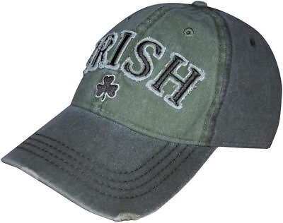 #ad Croker Irish Shamrock Baseball Cap One Size Fits All Mens Hat Green Grey $48.71