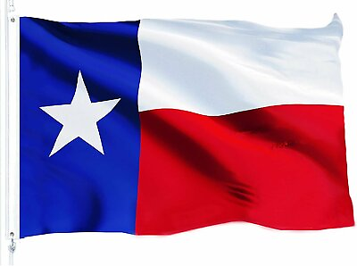 #ad TEXAS STATE FLAG 3x5 Foot Polyester Lone Star TX USA Banner Red White Blue