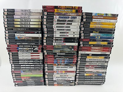 #ad Sony PlayStation 2 PS2 Games With Cases Pick amp; Choose Huge Lot Selection