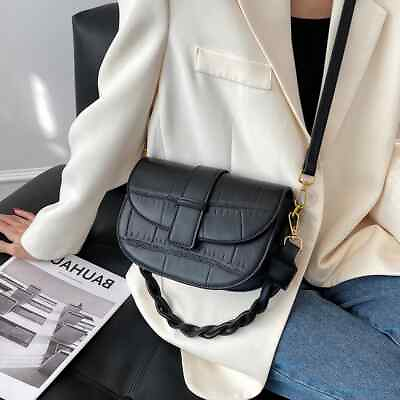 #ad Small Shoulder Crossbody Bags Women Crocodile Pattern PU Leather Ladies Handbag