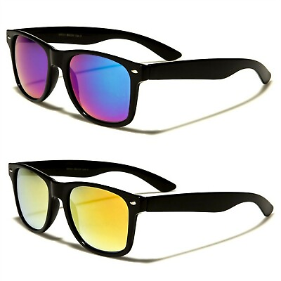 #ad Premium Retro Color Mirrored Men and Women Classic Vintage Sunglasses