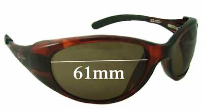 #ad SFx Replacement Sunglass Lenses fits Maui Jim Volcano MJ142 61mm Wide