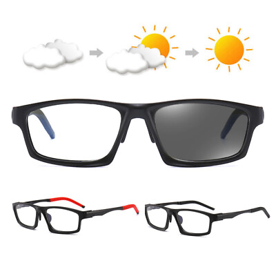 #ad New Sport Photochromic Sunglasses Computer Glasses Anti Blue Ligh UV protection