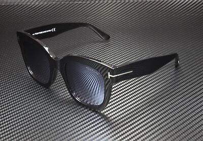 #ad Tom Ford Beatrix 02 FT0613 01C Shiny Black Smoke Mirror 52 mm Women#x27;s Sunglasses