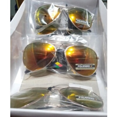 #ad 1 Pair Air Force Polarized Mirrored Lenses Classic Aviator Sunglasses 2 Freebies $10.99