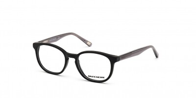 #ad Skechers SE1163 Black 002 Plastic Kids Round Optical Eyeglasses Frame 48 17 135