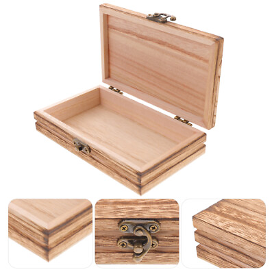 #ad Home Jewelry Organizer Wooden Storage Box For Crafts Wooden Glasses Box