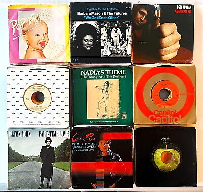 #ad 45 RPM#x27;s of the #x27;70s: Part 2 YOU PICK Pop Rock Soul Ramp;B Country Novelty