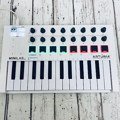 #ad Arturia MiniLab MkII 230501 Universal MIDI Controller 25 Slim Keyboard Tested