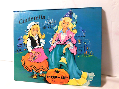 #ad VINTAGE CINDERELLA POP UP BOOK by LUCE ANDRE LAGARDE 1974 GERMAN TEXT