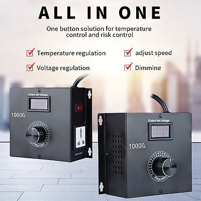 #ad Voltage Regulator Regulator Variable Voltage 10000W 220VAC Controller High Power