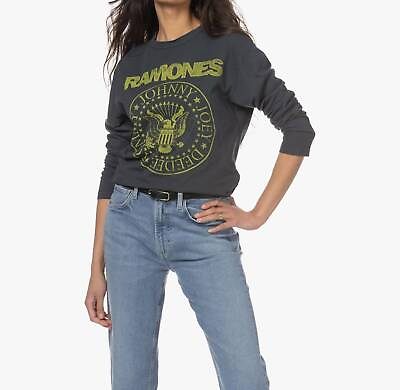 #ad Daydreamer Ramones Crest Crew Long Sleeve Top for Women $57.00