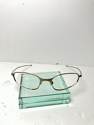 #ad Vintage Oakley A Wire Sunglass frames tan