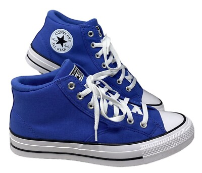 #ad Converse Chuck Taylor Malden Street Shoes For Men Mid Canvas Blue Skate A05673F