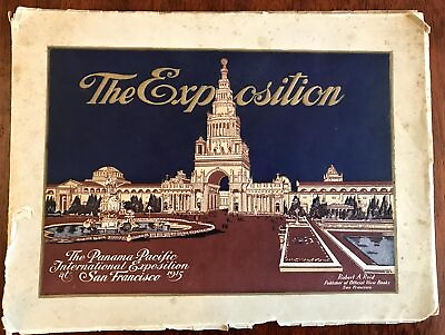#ad Panama Pacific International Exposition San Francisco 1915 Reid souvenir album $135.00
