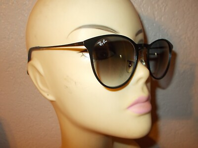 #ad Ray Ban RB 3539 002 T3 Matte Black Frame Gray 54mm Glass Lenses Sunglasses $59.99