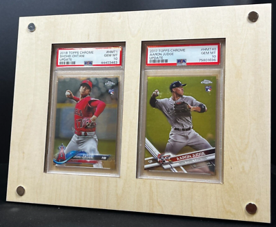 #ad Custom Frame Show off that PSA Baseball or Football Card Fits 2 Cards