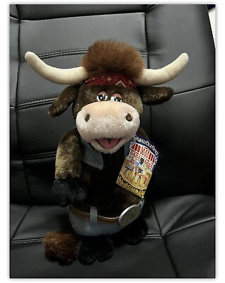 #ad Grand Ole Opry The Butts Luke the Bull w Guitar Stuffed Animal Plush Toy 1995