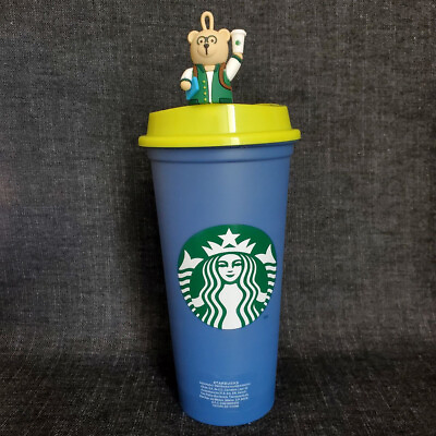 #ad Starbucks Mexico 2023 Reusable Changing Color Cup Venti Stopper Back To School