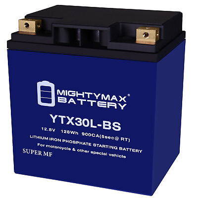#ad Mighty Max YTX30L BSLIFEPO4 12V 30AH 680 CCA Lithium Iron Phosphate Battery