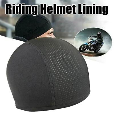 #ad 1Pcs Breathable Sports Quick Drying Skull Cap Hat Riding Helmet Inner Liner