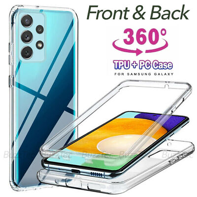 #ad For Samsung Galaxy A05S A15 A25 A35 A55 Case Front Back Full Body Phone Cover