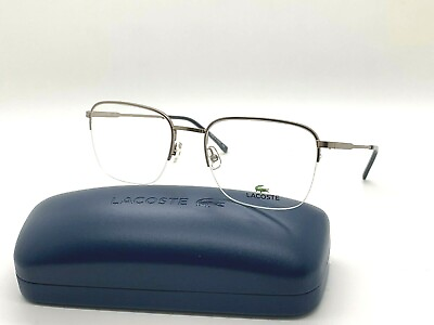#ad NEW LACOSTE OPTICAL Eyeglasses FRAME L2254 035 Light Ruthenium 55 20 145MM CASE