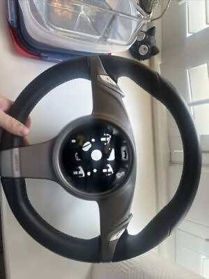 #ad Porsche Black Leather SteeringWheel PDK 911 Cayman Boxster 997 997.2 987 987.2