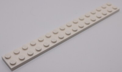 #ad Lego 2x White 2 x 16 Plate
