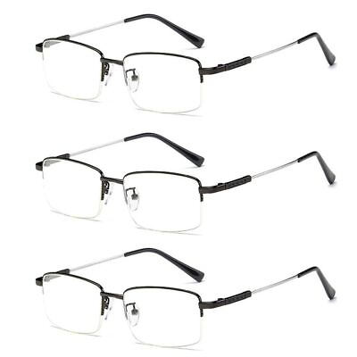 #ad Eye Protection Business Reading Glasses Anti Blue Light Memory Titanium Glasses AU $5.65