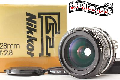 #ad Near MINT Nikon Ai Nikkor 28mm f 2.8 Wide Angel MF Lens for F Mount From JAPAN