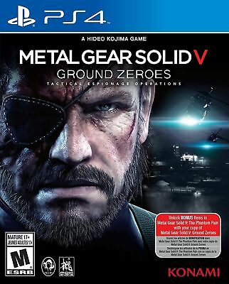 #ad Metal Gear Solid V: Ground Zeroes PlayStation 4 PS4 New