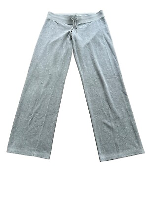 #ad Juicy Couture Women#x27;s Size Medium sweatpants Gray w drawstring style# 20829 NWOT
