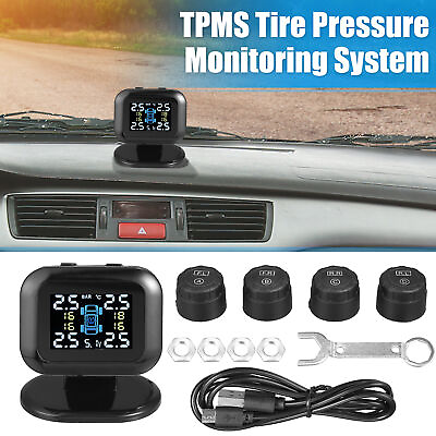 #ad Tire Pressure Monitoring System Kit TPMS Tire Pressure Monitor w 4 TPMS Sensors