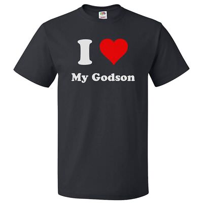#ad I Love My Godson T shirt I Heart My Godson Tee