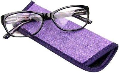 #ad *DISCOUNTED Foster Grant Watercolor Purple Women#x27;s Reading Glasses Pick Strength