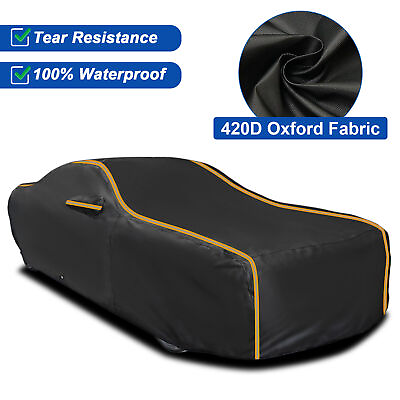 #ad 420D Car Cover For 1970 2022 Dodge Challenger 100% Waterproof UV Dust Snowproof