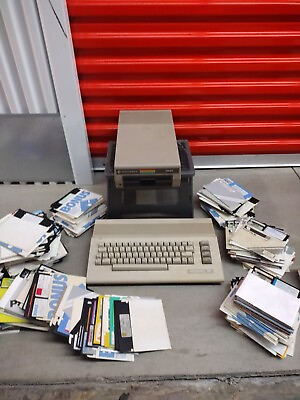 #ad Commodore 64 amp; 154i Rare Disc Drive Home Computer Systems W 440 Games