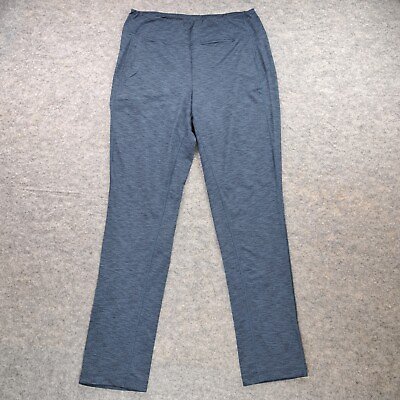 #ad Duluth Pants Womens Medium 31quot; Inseam Blue Pull On Straight Leggings Outdoors