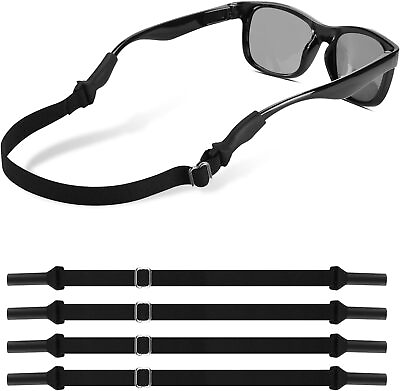 #ad Kids Eye Glasses Strap Eyeglasses Boys Girls Elastic Holder Adjustable black $12.99