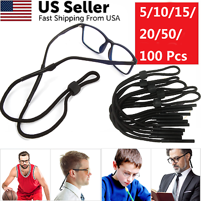 #ad Sport Sunglasses Neck Strap Eyeglass Read Glasses Neck Cord Lanyard Holder Rope $5.25