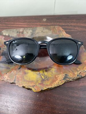 #ad Ray Ban RB4259 601 71 51 20 145 Polished Black Sunglasses Scratched Lens